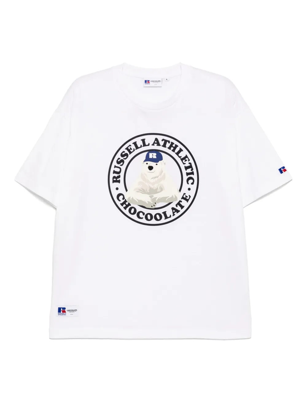 CHOCOOLATE T-shirt met grafische print Wit