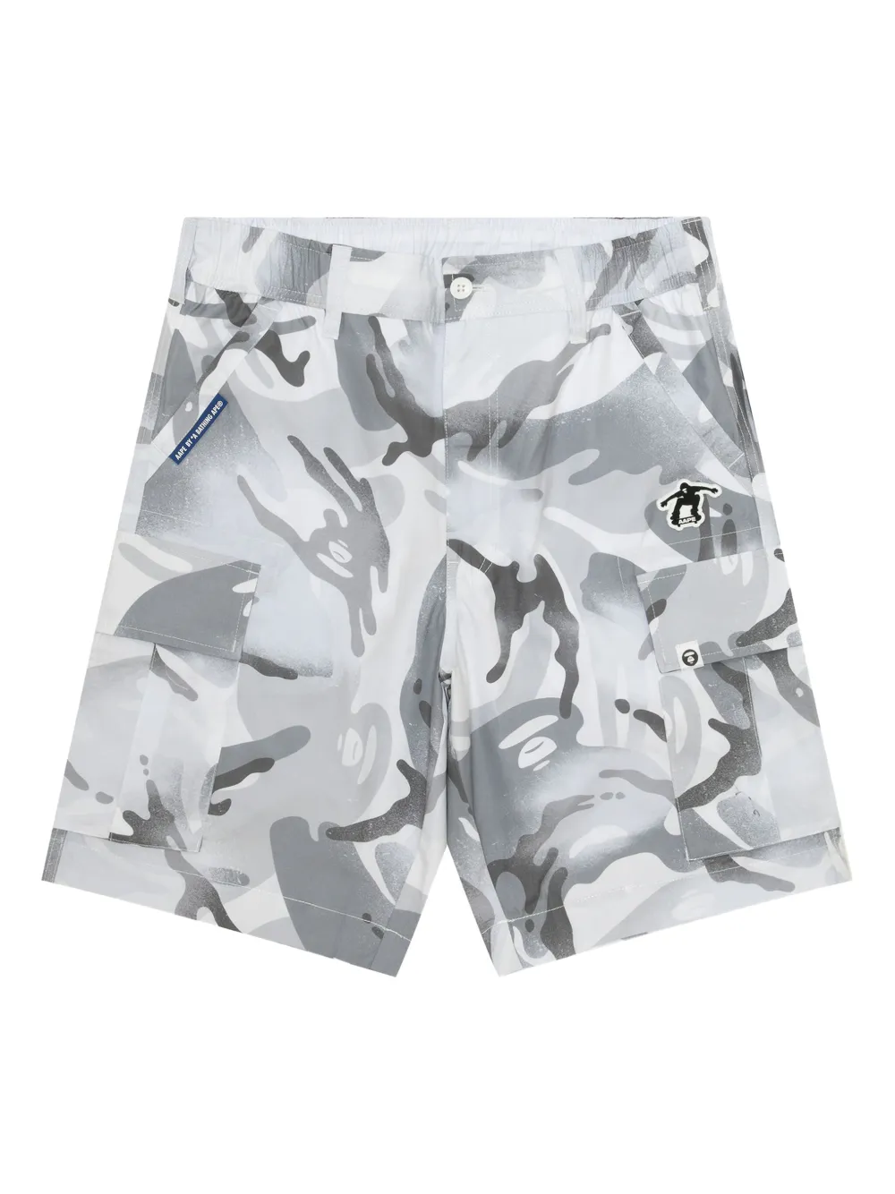 AAPE BY *A BATHING APE® camouflage-print shorts | White | Image 1