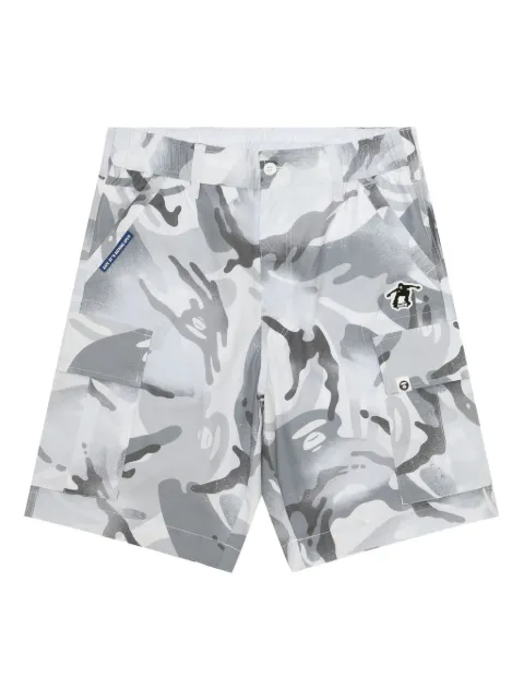 AAPE BY *A BATHING APE® kamouflagemönstrade shorts