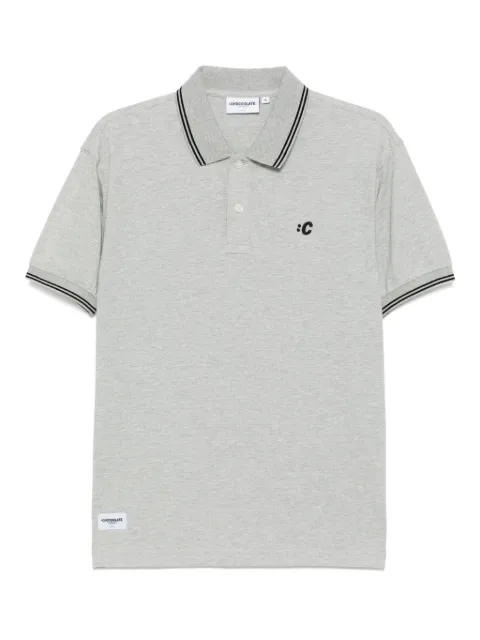 CHOCOOLATE logo-embroidered polo shirt