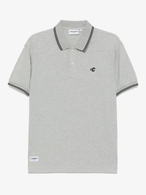 CHOCOOLATE logo-embroidered polo shirt