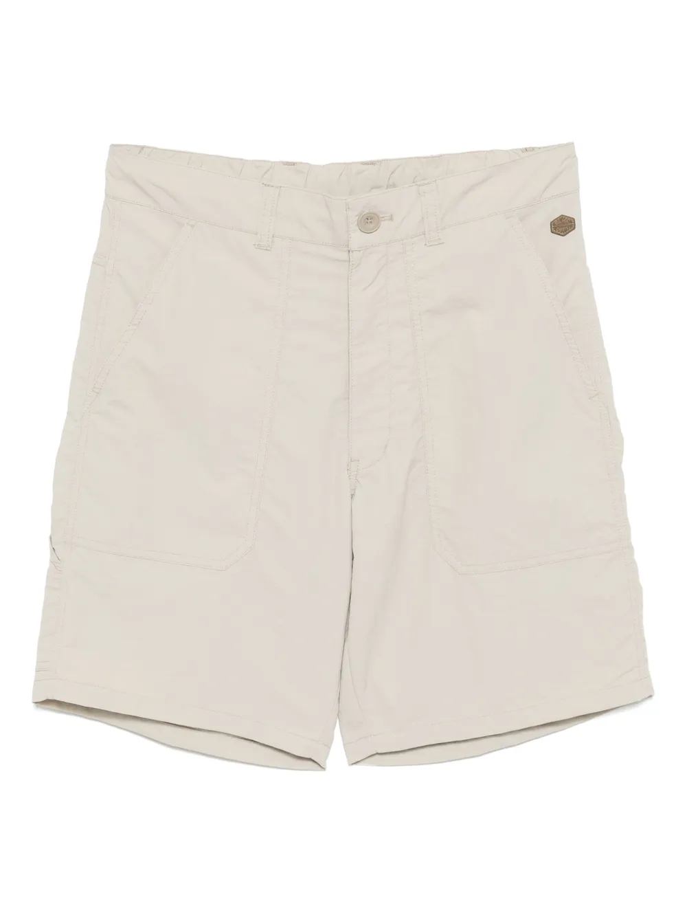 CHOCOOLATE Shorts met logopatch Beige
