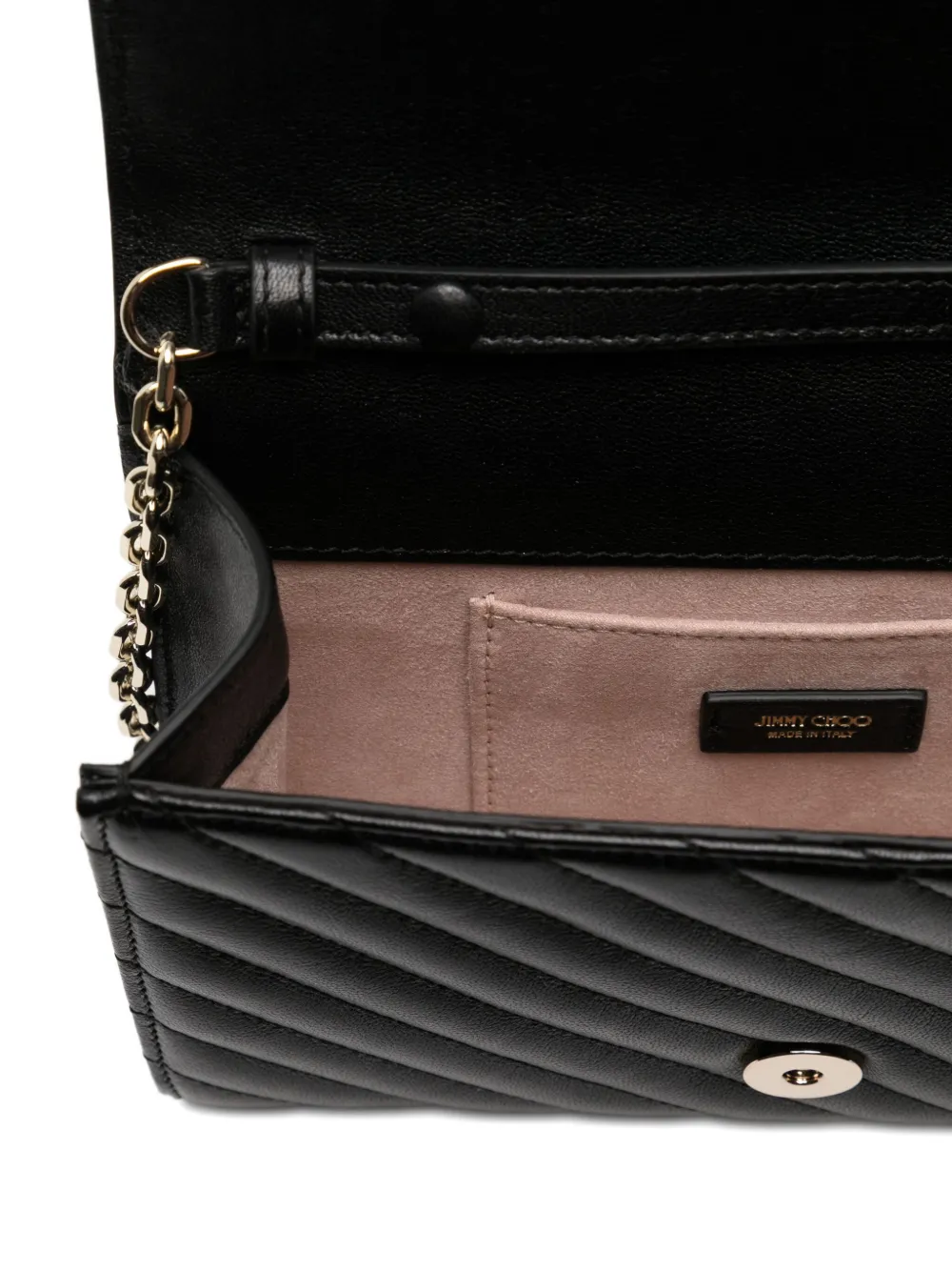 Jimmy Choo Curve Crossbody Bag In Black