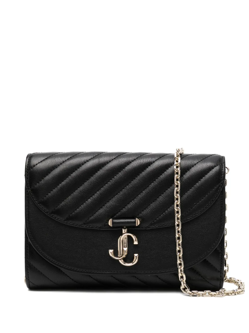 Jimmy Choo Curve Crossbody Bag In Black