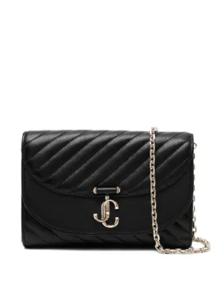 Stella McCartney Snakeskin Chain Shoulder Bag | Brown | FARFETCH