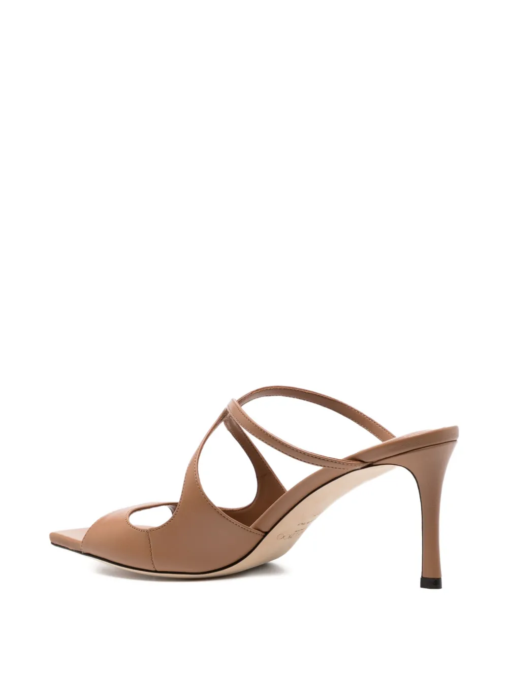 Jimmy Choo 70mm squared-toe sandals Brown