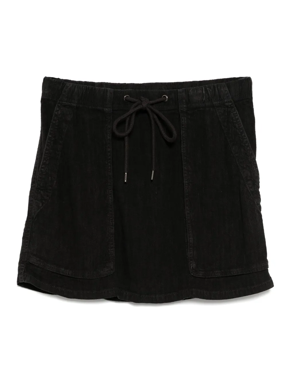 James Perse linen blend utility skirt | Black | Image 1