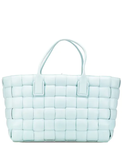 Bottega Veneta Pre-Owned 2012-2024 Large Lambskin Intreccio Padded tote bag