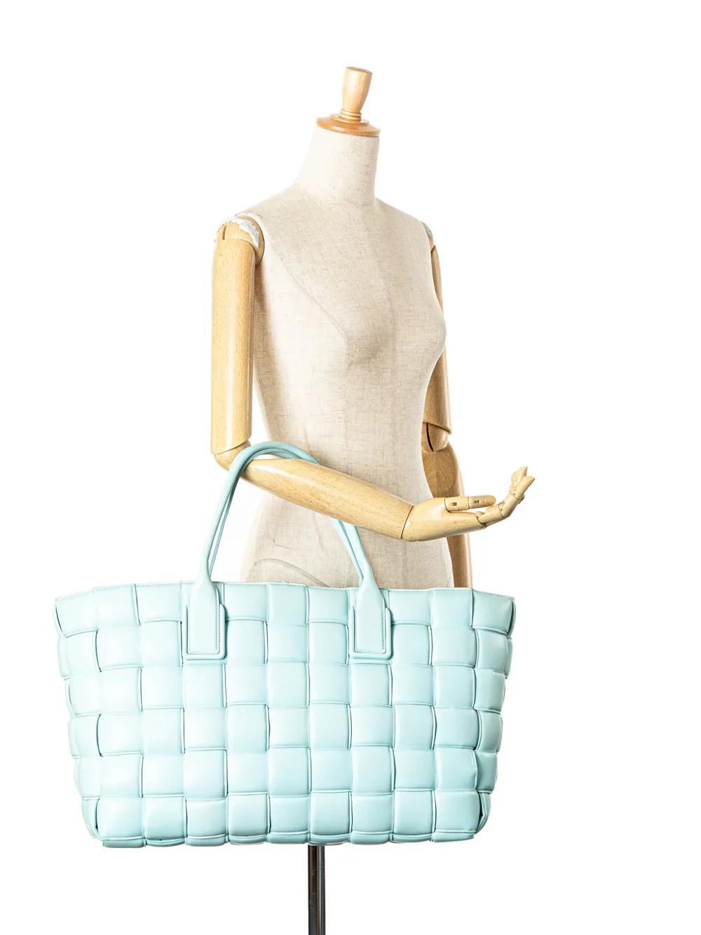 Bottega Veneta Pre-Owned 2012-2024 Large Lambskin Intreccio Padded tote bag | Pre-Owned | Image 2