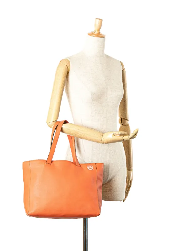 Loewe Pre-Owned 2014 アナグラム レザー イーストウエスト