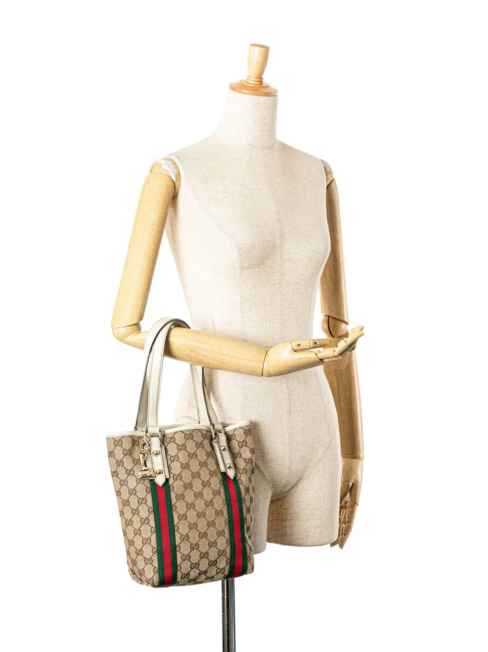 Gucci Pre-Owned 2000-2015 GG Canvas Web Jolicoeur tote bag | Pre-Owned | Image 2