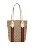 Gucci Pre-Owned 2000-2015 GG Canvas Web Jolicoeur tote bag - White
