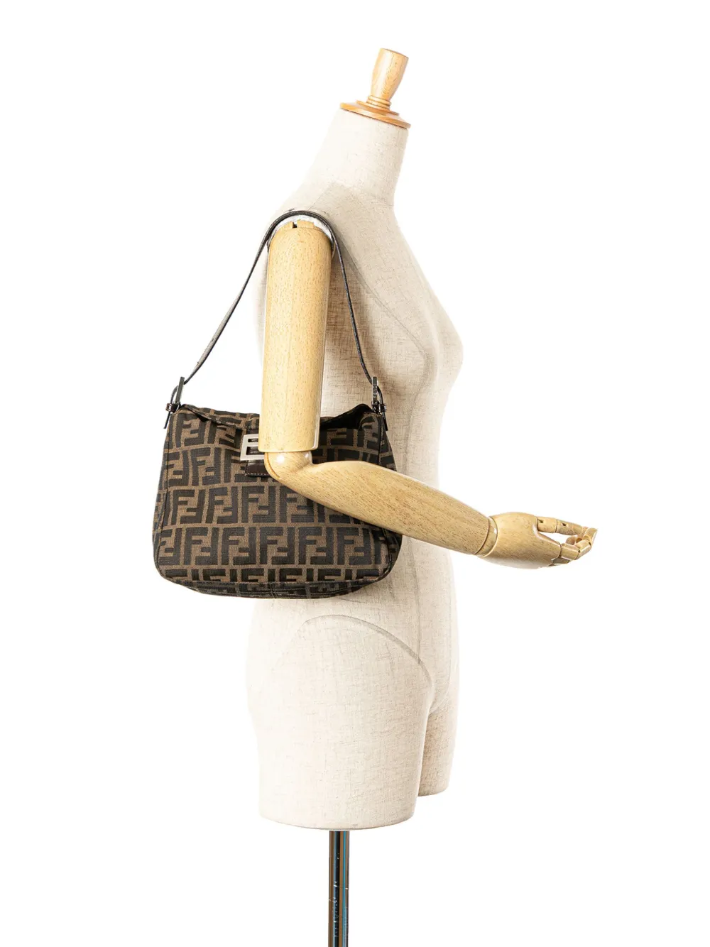 Fendi Pre-Owned 20th Century Zucca Canvas Double Flap shoulder bag | Pre-Owned | Image 2