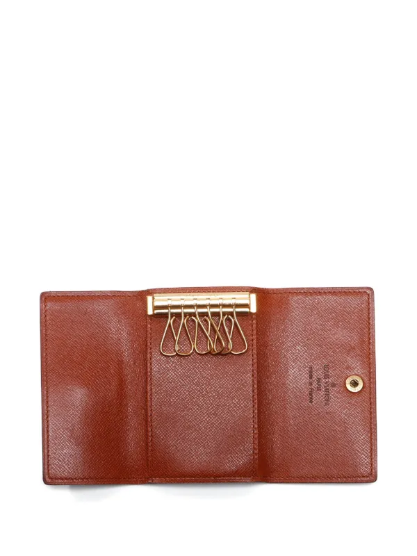 【美品】Louis Vuitton ブラウンキーケース Louis Vuitton Pre-Owned 2010-2024 モノグラム キーケース