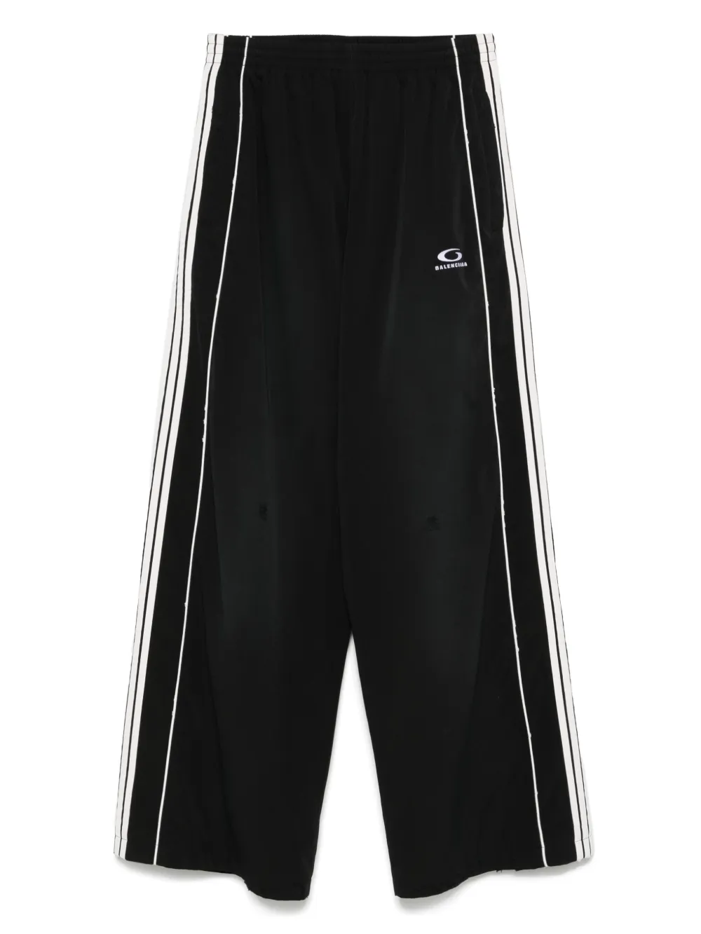 Balenciaga logo-print track pants Zwart