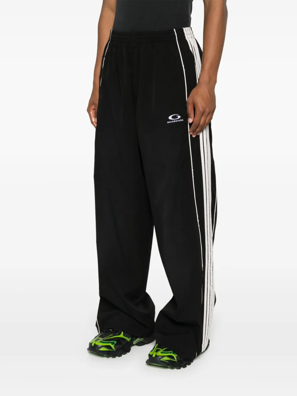 Balenciaga Trainingsbroek met logoprint Zwart