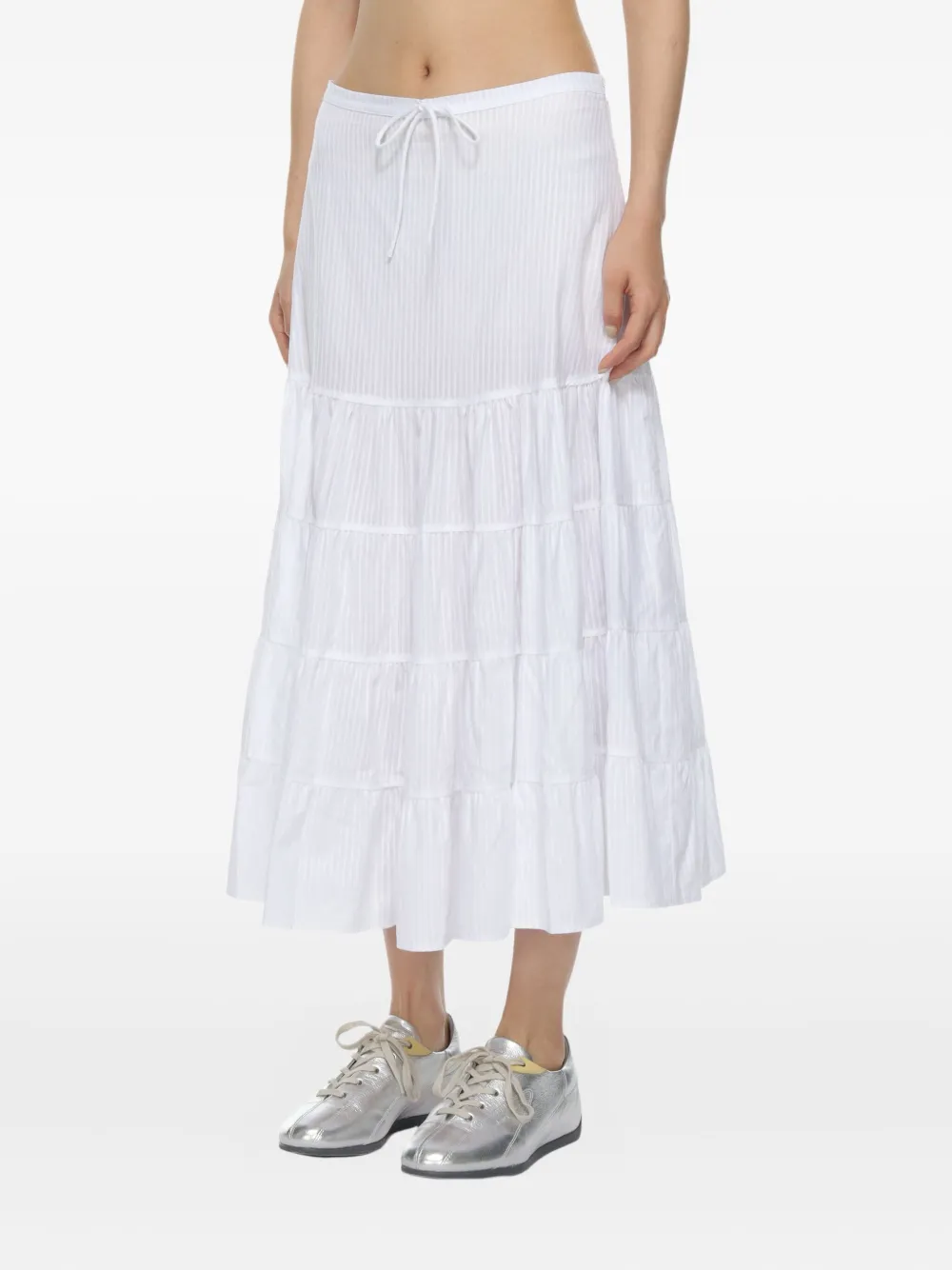 Shop Paloma Wool Pleated Midi Skirt