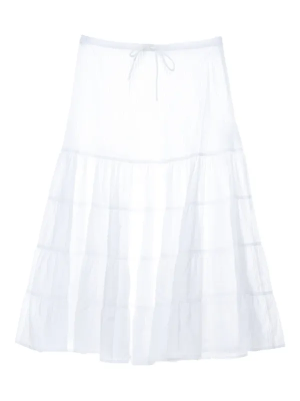 ワンピース PALOMA WOOL Women Mid Skirts UJ1305000 WHITE Paloma-Wool-Long-Etoile-Skirt-