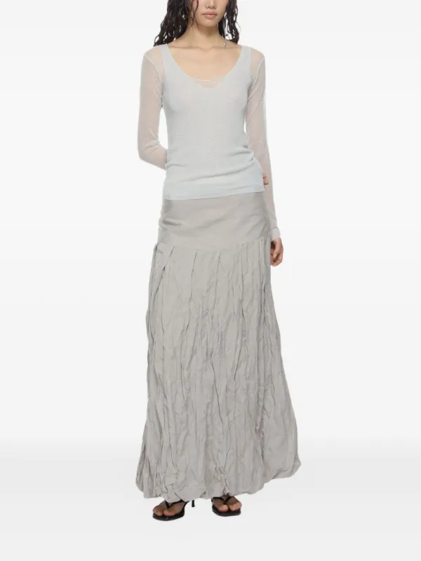 Paloma wool プリーツスカート Paloma Wool プリーツ ロングスカート | グレー | FARFETCH JP
