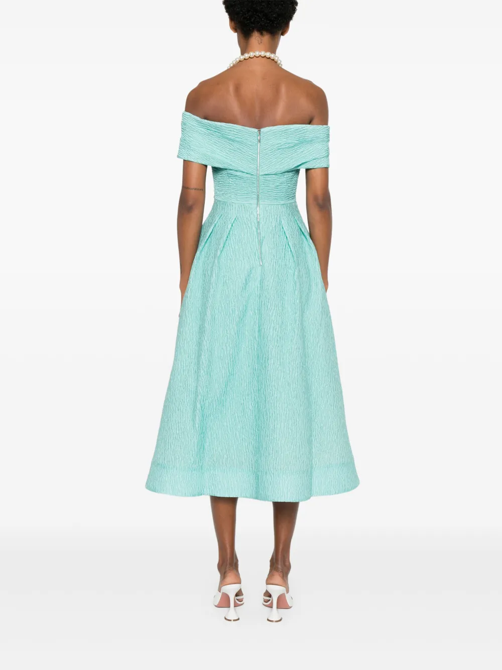 Rebecca Vallance Adalyn midi-jurk Groen