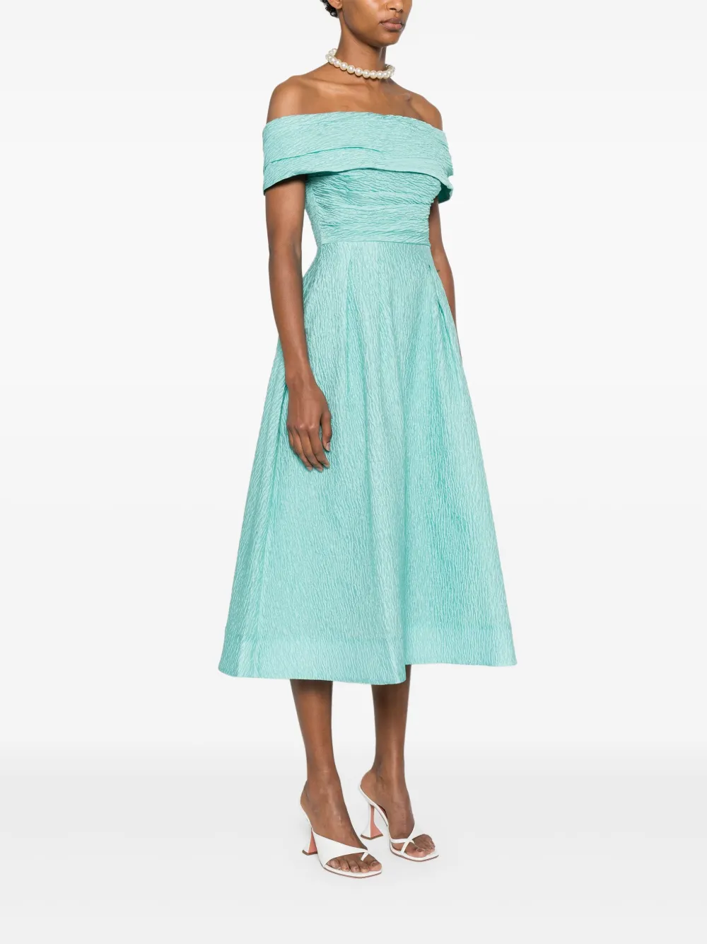 Rebecca Vallance Adalyn midi-jurk Groen