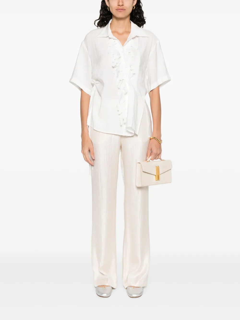RAME satin trousers - Beige
