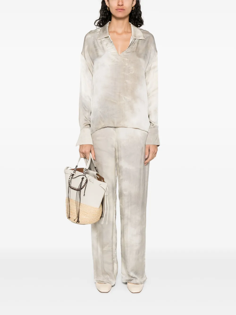 RAME V-neck blouse - Beige