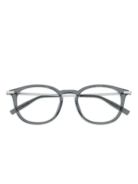 MONT BLANC EYEWEAR Runde Brille mit Metalldetail