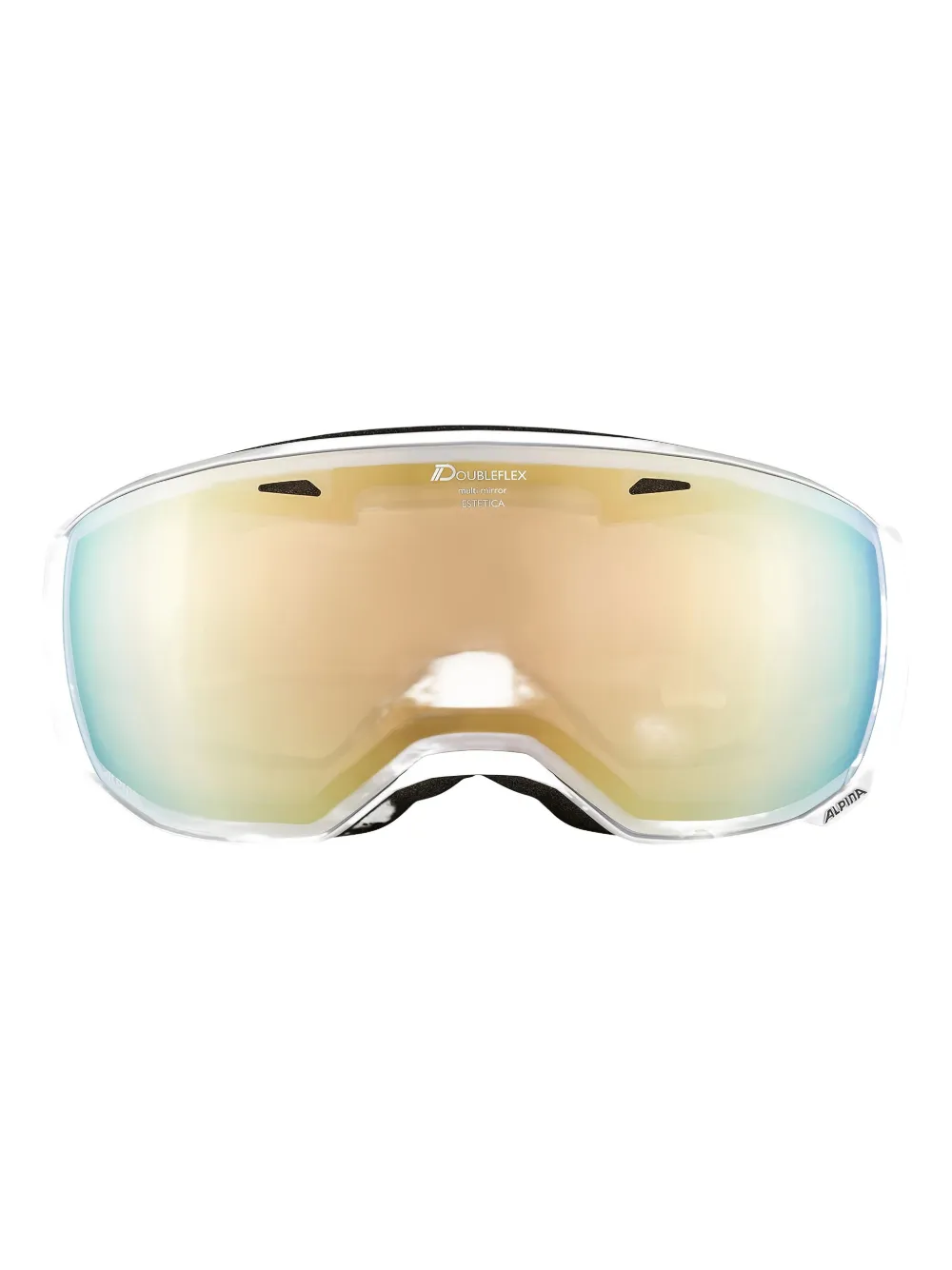Alpina Doubleflex Multi-mirror Ski Goggles In Yellow