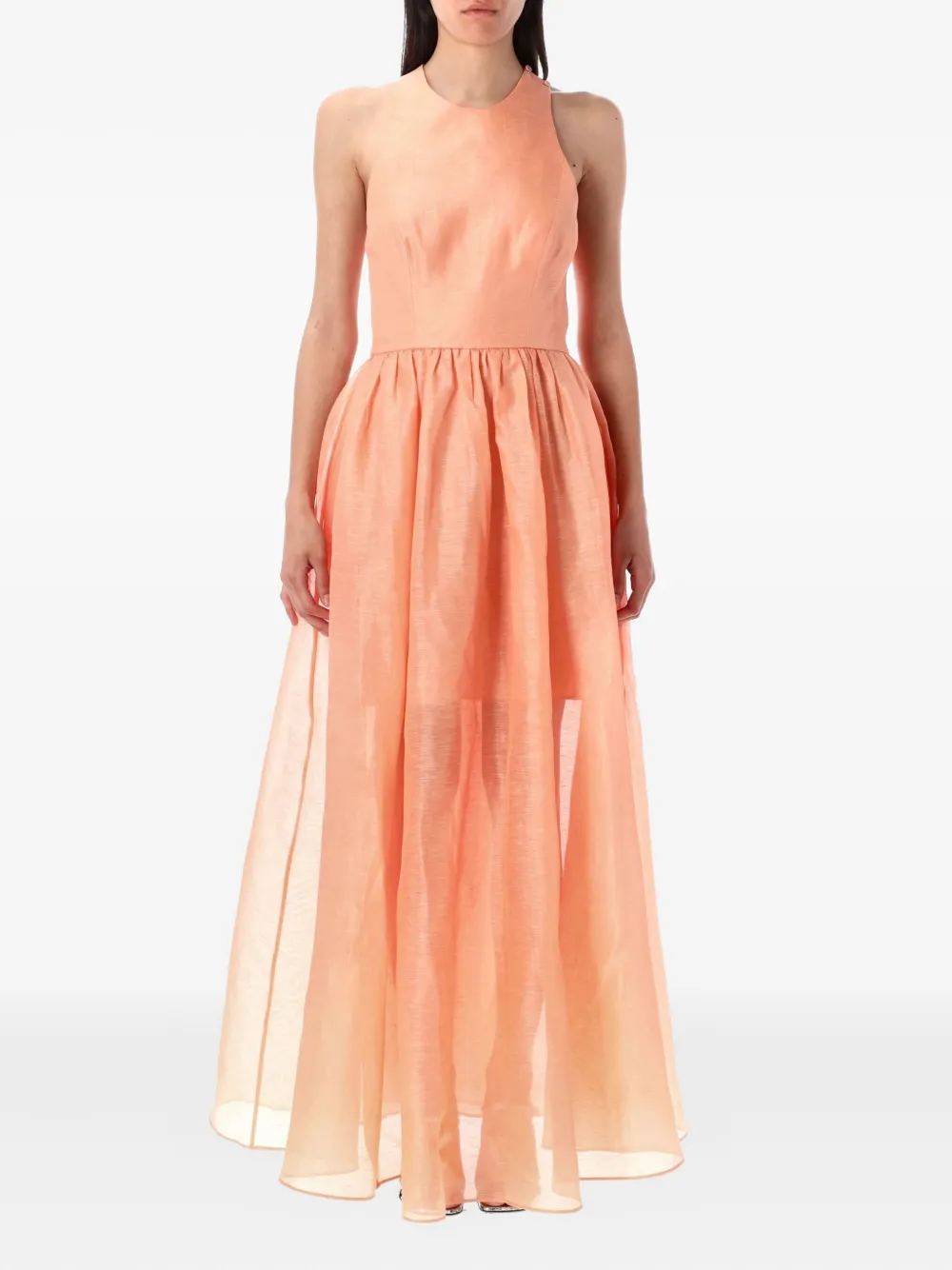 ZIMMERMANN Racer maxi dress - オレンジ ZIMMERMANN Racer maxi dress - オレンジ