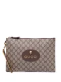 Gucci Pre-Owned 2000-2015 GG Supreme Neo Vintage clutch bag - Brown