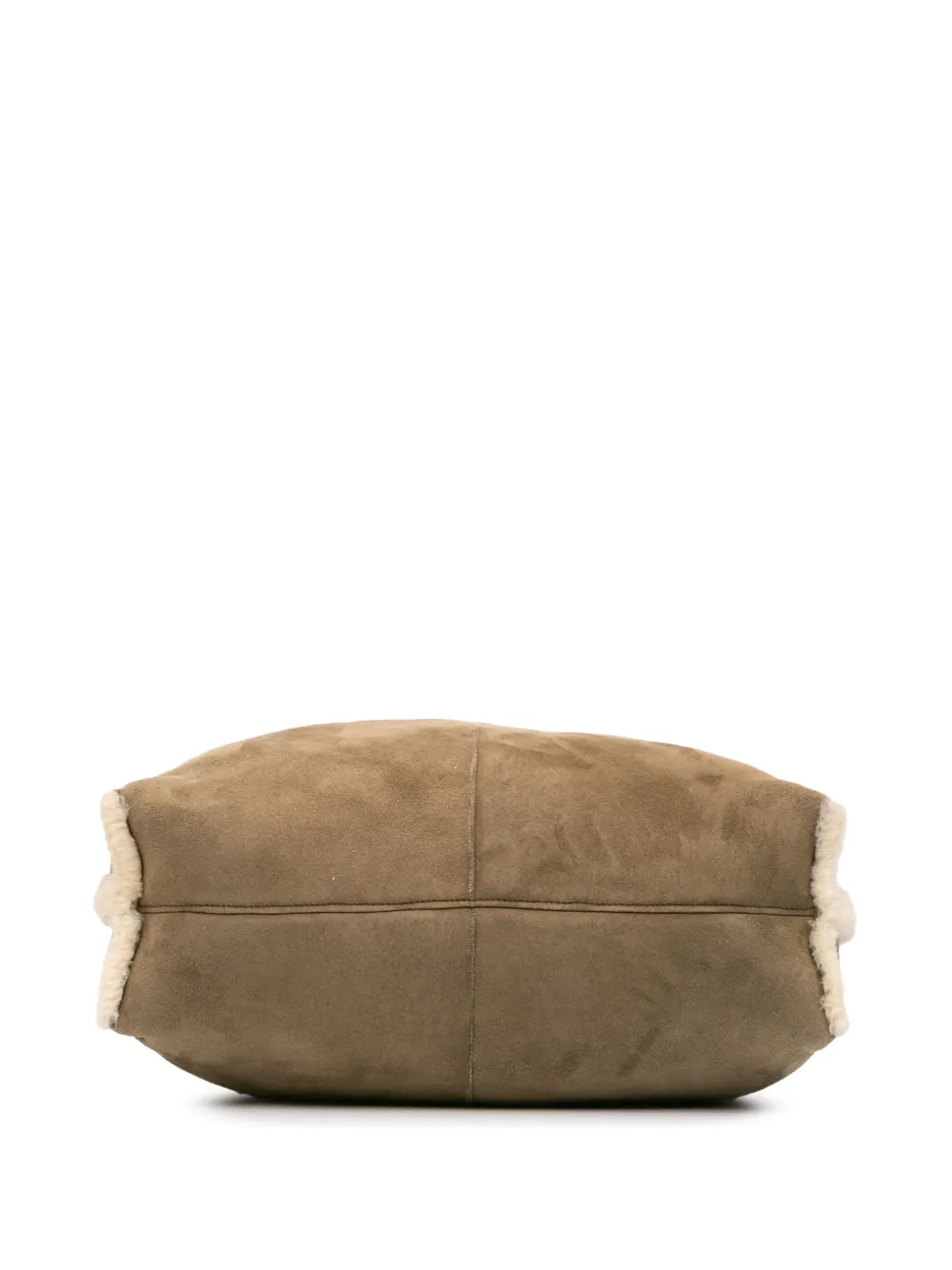 Pre-owned Loewe 2010-2024 Suede And Shearling Flamenco Knot Tote Bag