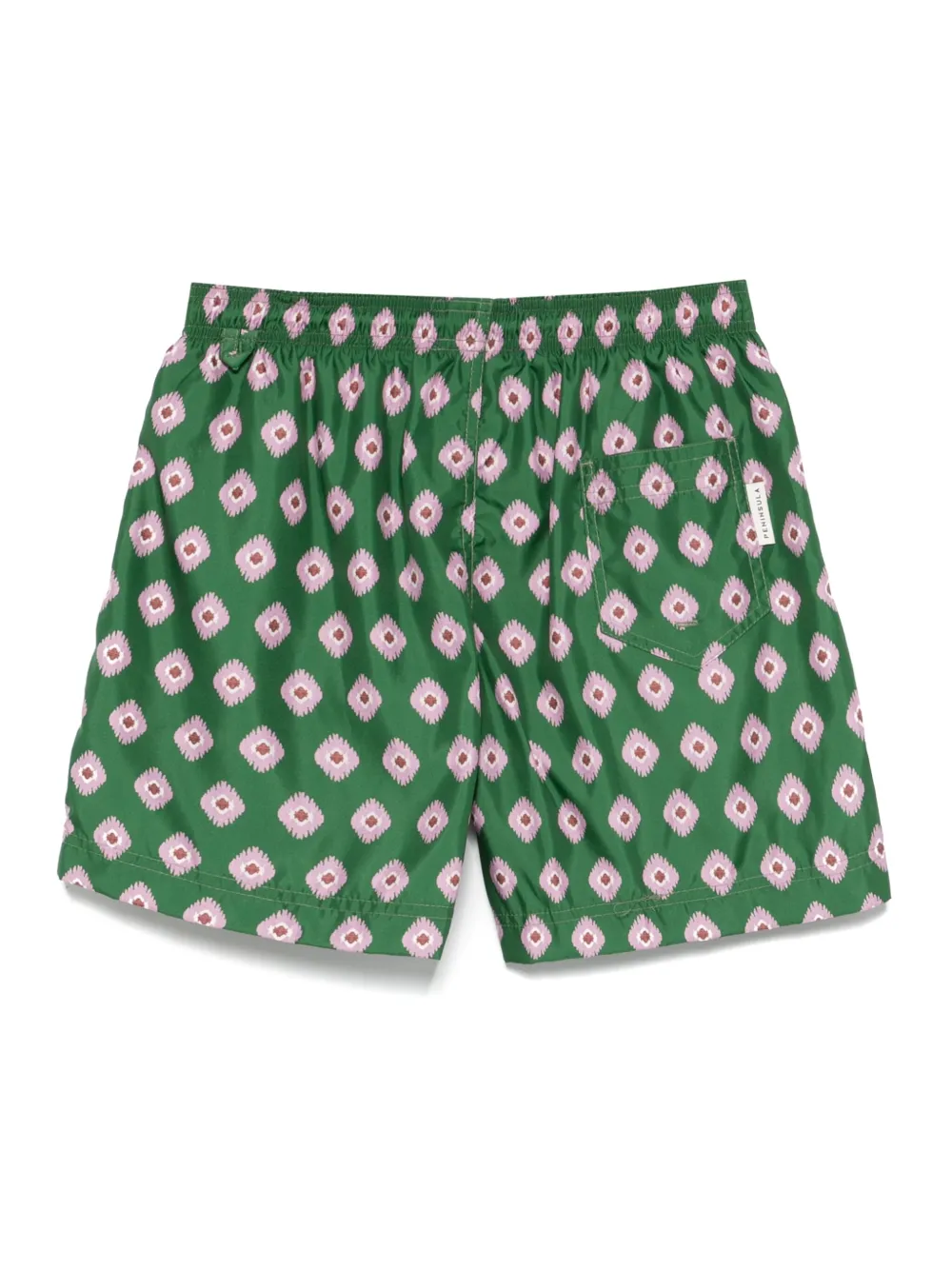 PENINSULA SWIMWEAR Zwembroek met grafische print Groen