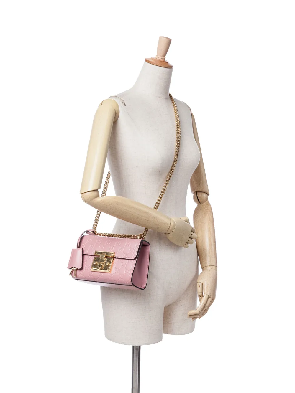 Gucci Pre-Owned 2016-2024 Small Guccissima Padlock crossbody bag | Pre-Owned | Image 2
