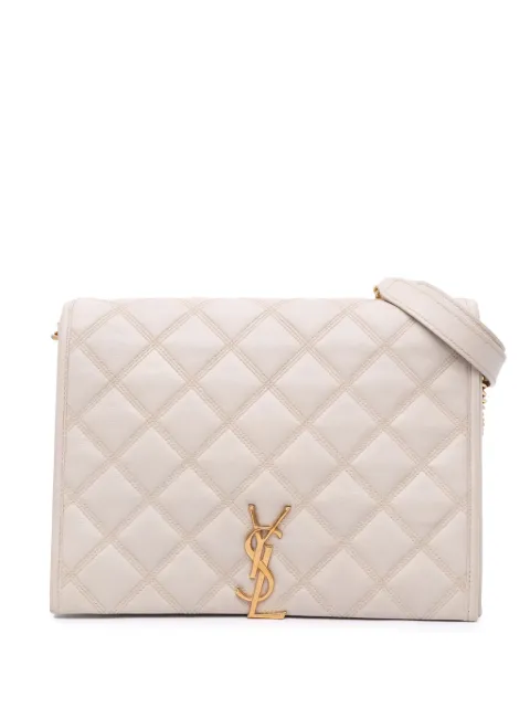 Saint Laurent Pre-Owned 2019 Small Quilted Lambskin Becky Chain shoulder bag