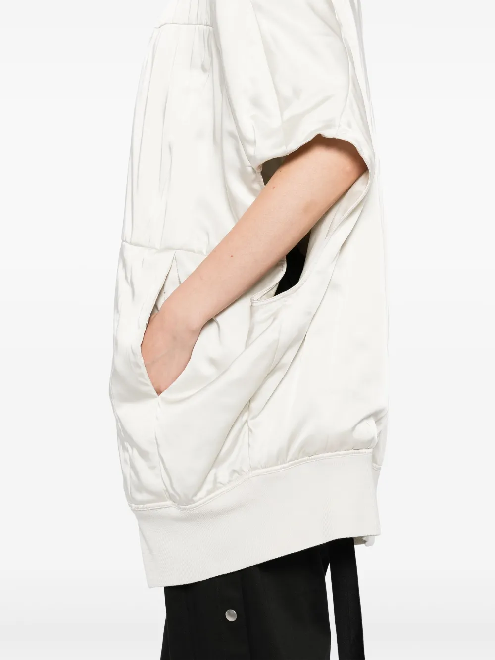 Rick Owens Mouwloos jack Beige