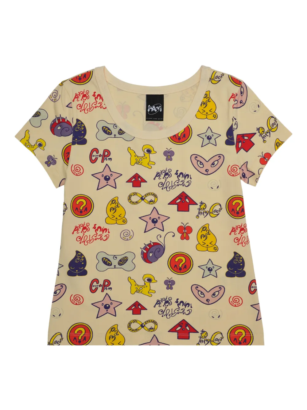 Perks And Mini Coco printed T-shirt | Neutrals | Image 1