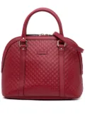 Gucci Pre-Owned 2016-2024 Medium Microguccissima Dome satchel - Red
