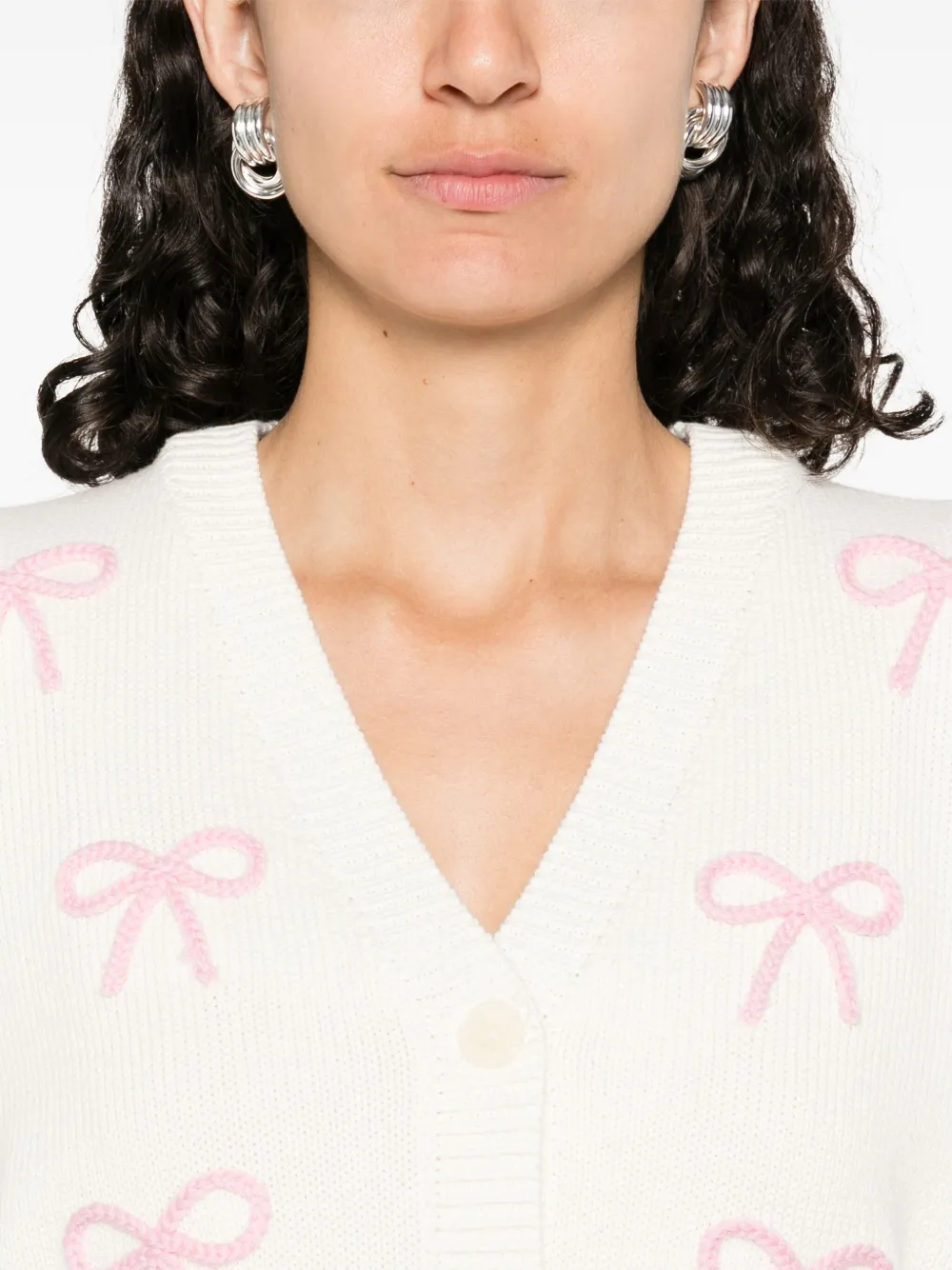 LoveShackFancy Francette vest Wit