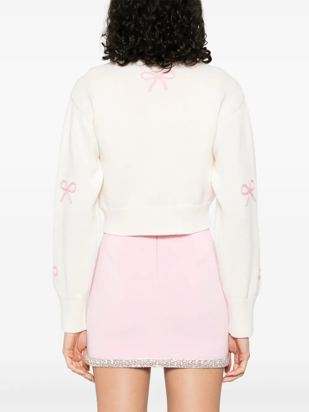 LoveShackFancy Francette vest Wit