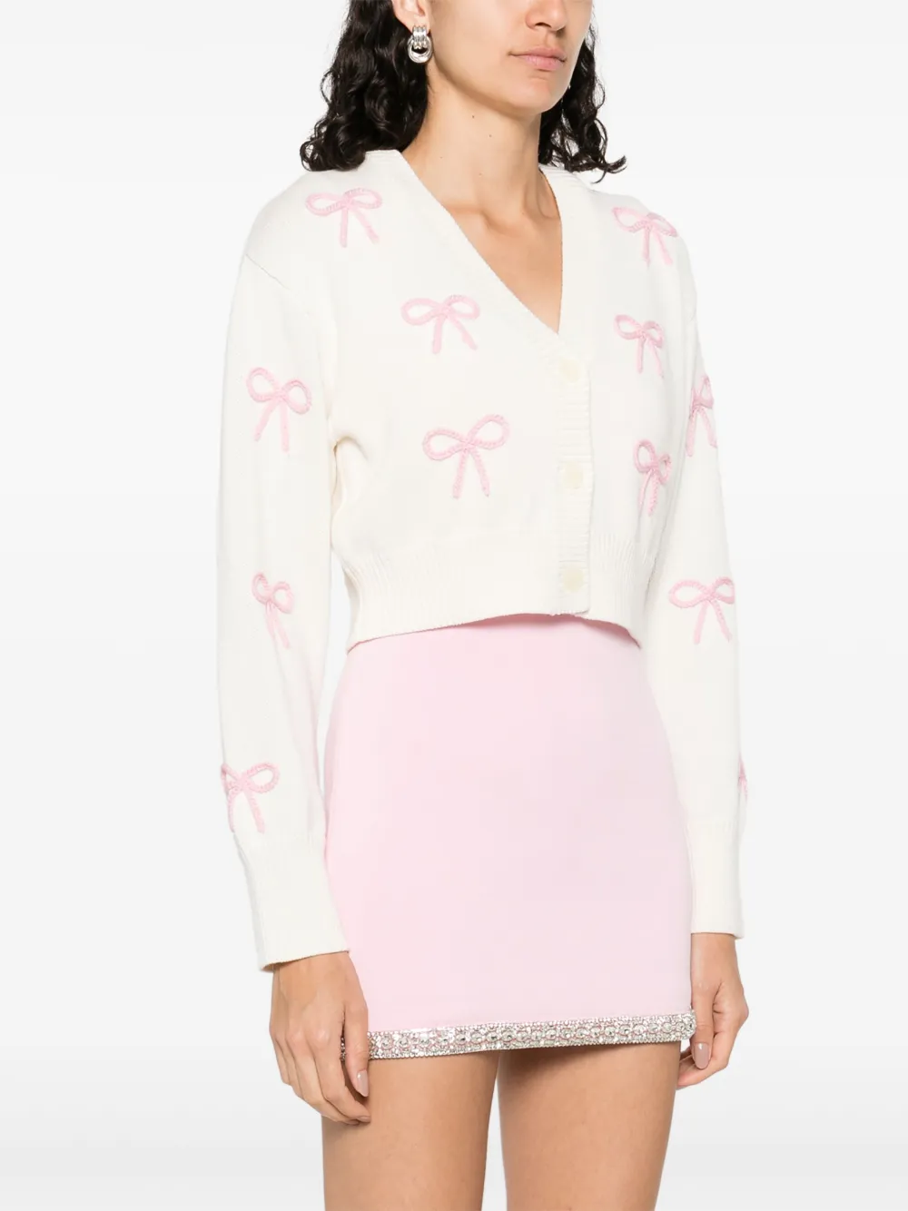 LoveShackFancy Francette vest Wit