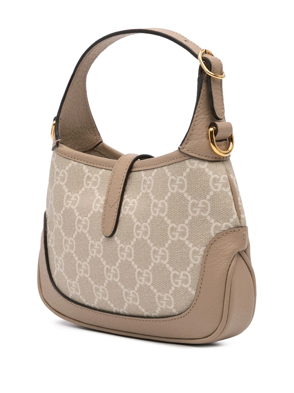 Pre-owned Gucci 2016-2024 Mini Gg Supreme Jackie 1961 Satchel
