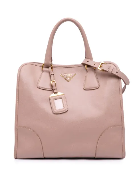 Prada Pre-Owned sac à main Shoppin Tote en cuir Saffiano Lux (2010-2024)