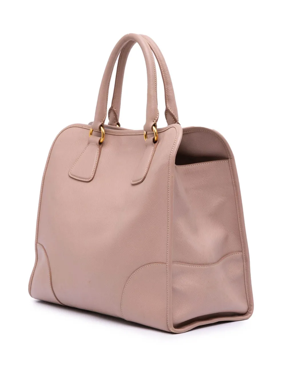 Pre-owned Prada 2010-2024 Saffiano Lux Shopping Tote Satchel
