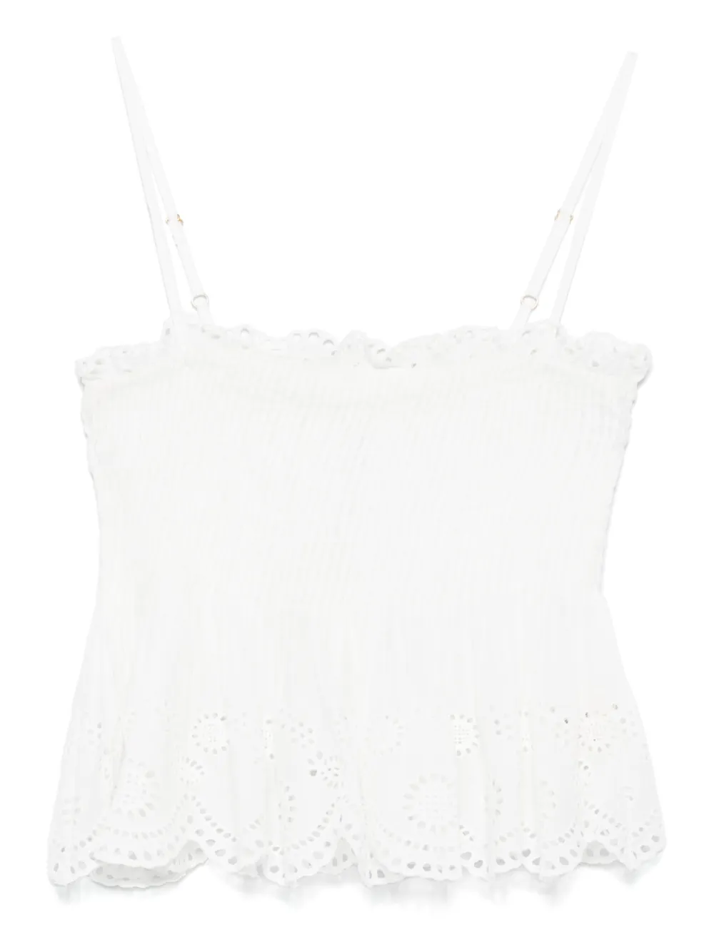 LoveShackFancy cotton top | White | Image 1