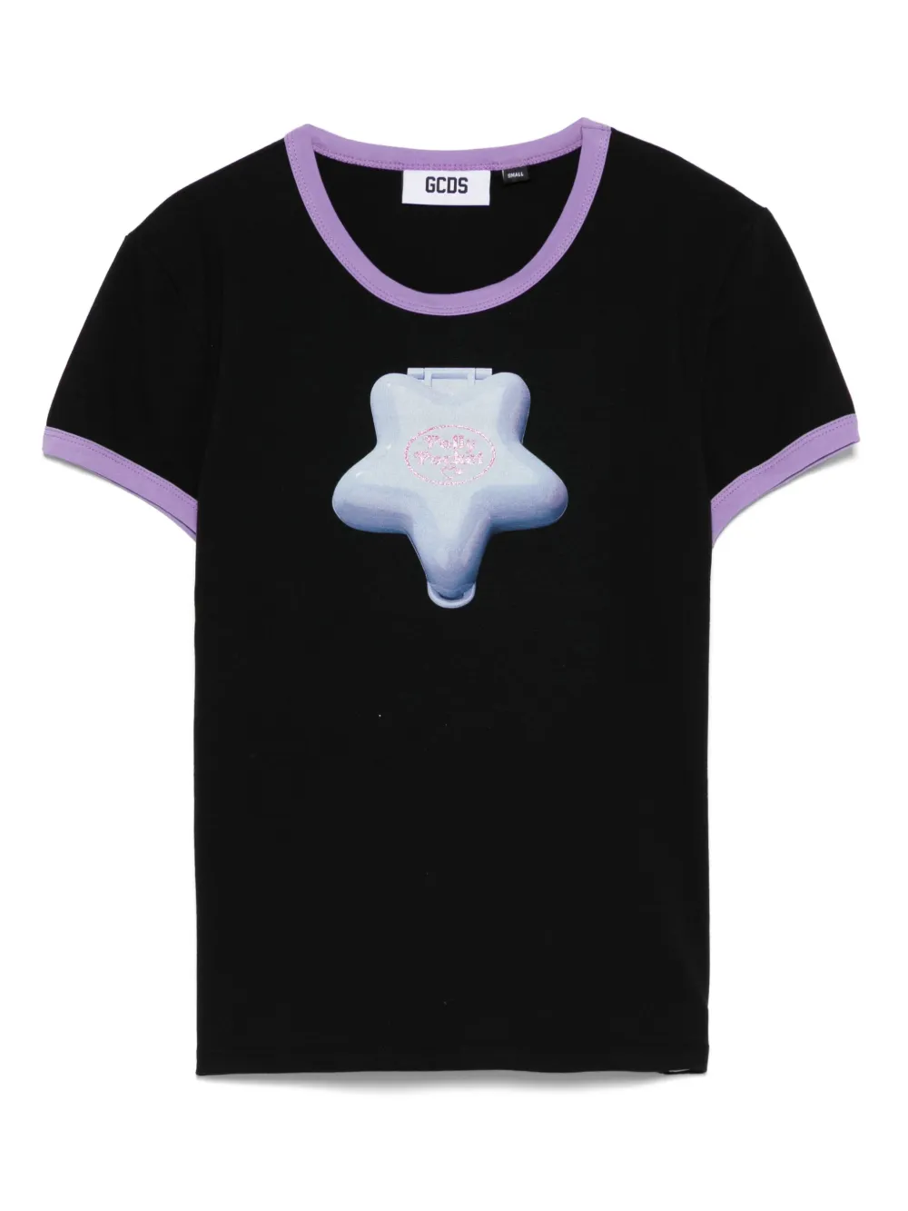 GCDS camisa de algodón stretch | negro | Image 1