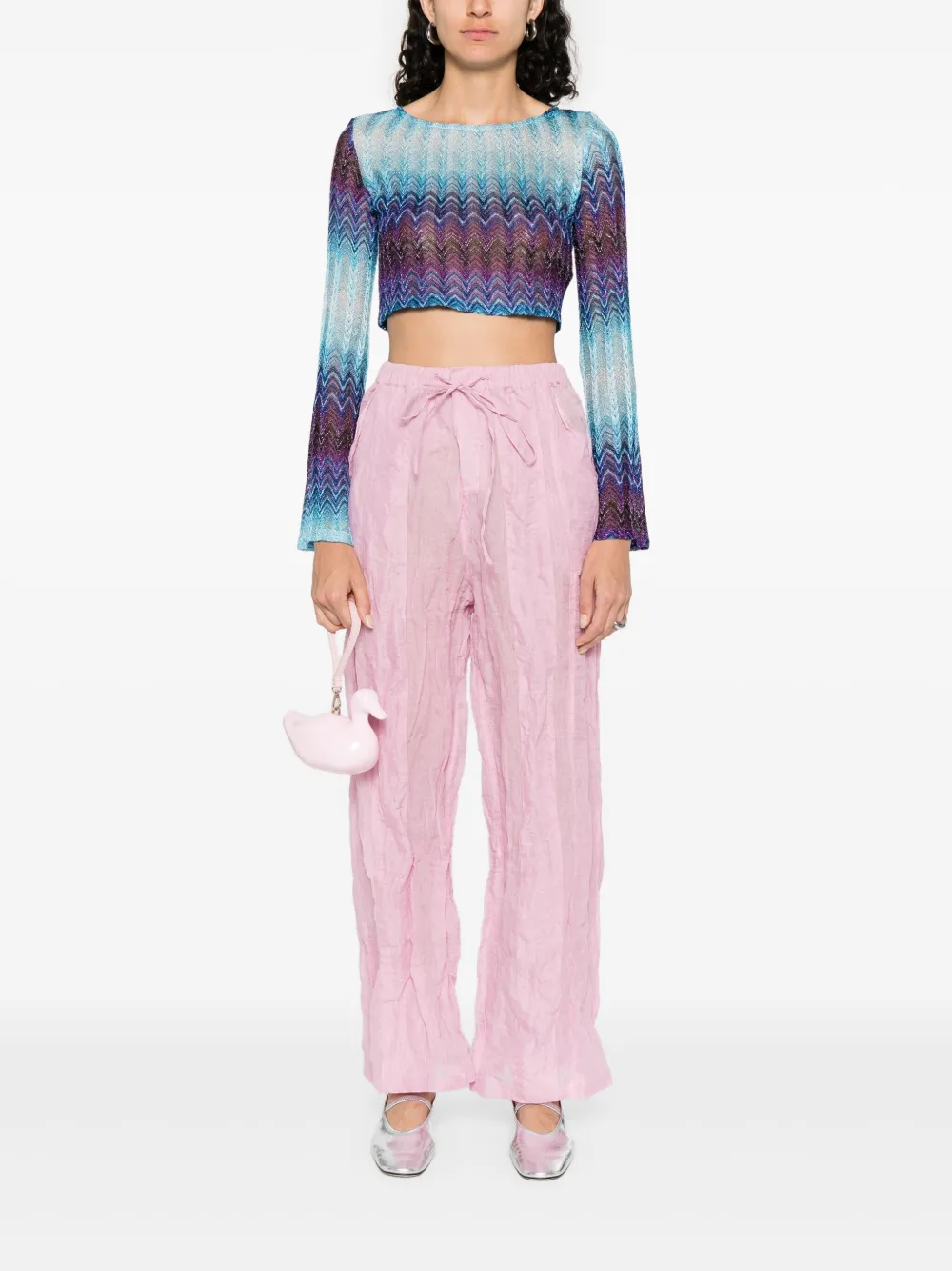 Missoni Gebreide top - Blauw