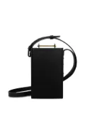 NAPPA DORI box-shaped leather crossbody bag - Black