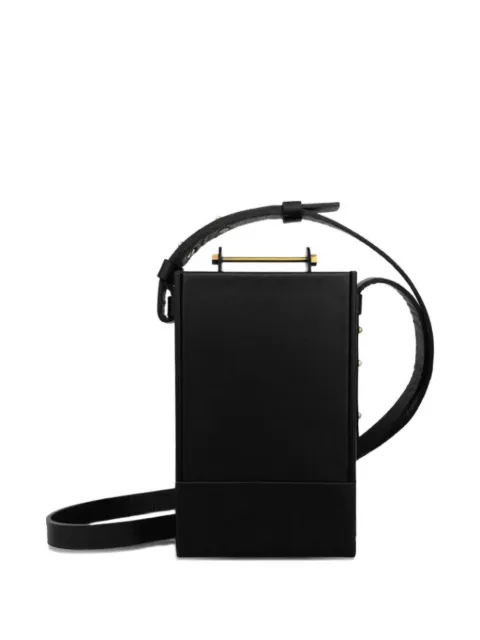 NAPPA DORI box-shaped leather crossbody bag