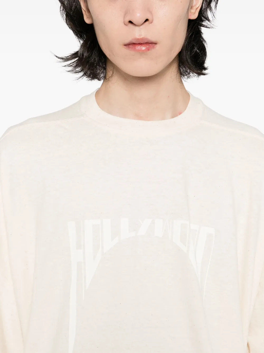 Rick Owens DRKSHDW Tommy T-shirt Beige